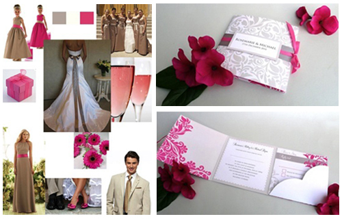 Pink Taupe and Ivory Theme Weddings by Legato